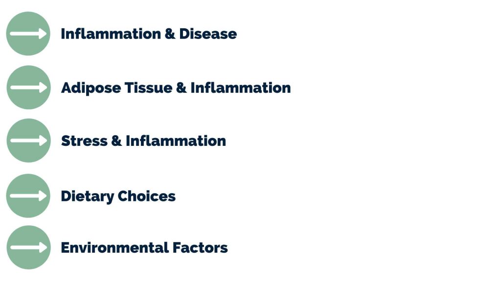 List of Inflammation factors to consider